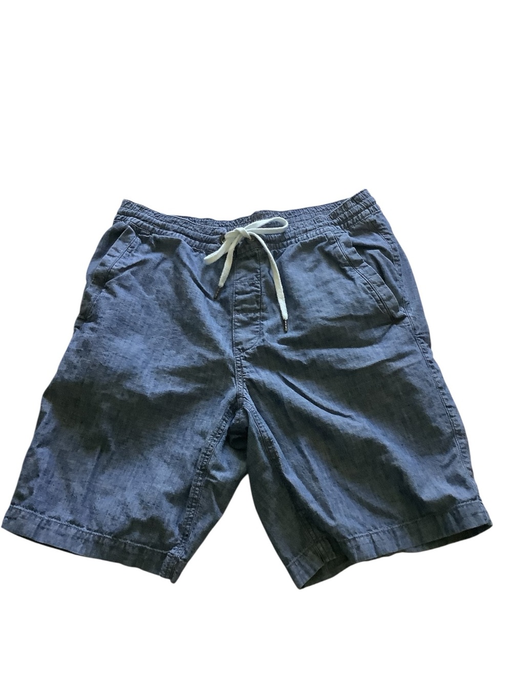 Small Polo Ralph Lauren Blue Chambray Classic Fit Shorts Flat Front